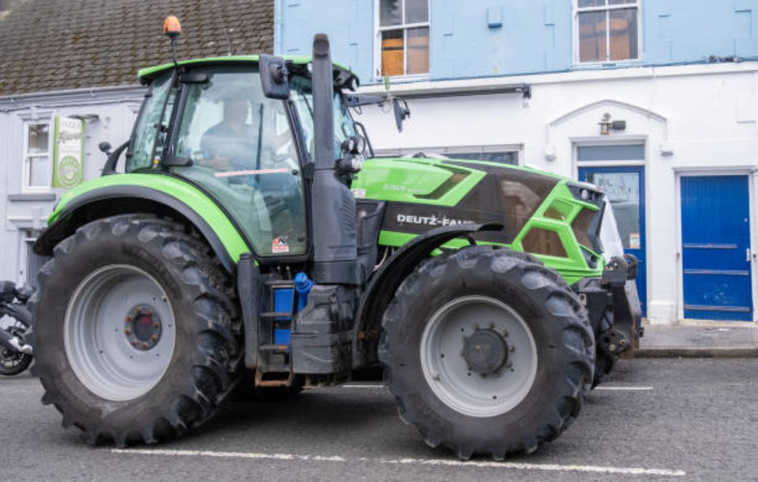 Tractor On Road