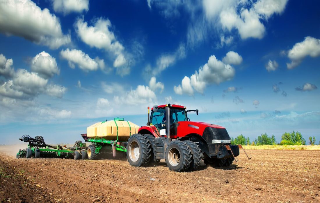 Tractor-in-field